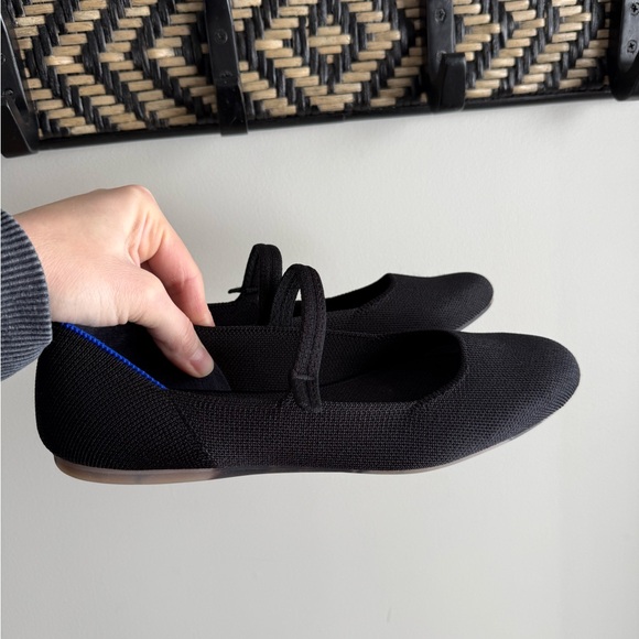 Rothy's The Square Mary Jane Flats - Black - Size 10 - Picture 2 of 10
